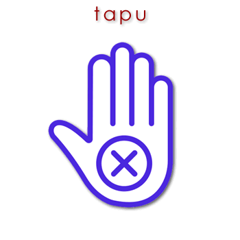01134 tapu - not to be touched 01