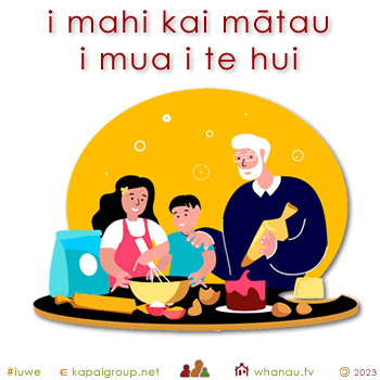 20453 i mahi kai mātou i mua i te hui - we prepared food before the meeting