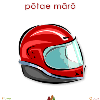 w00491_01 pōtae mārō - helmet
