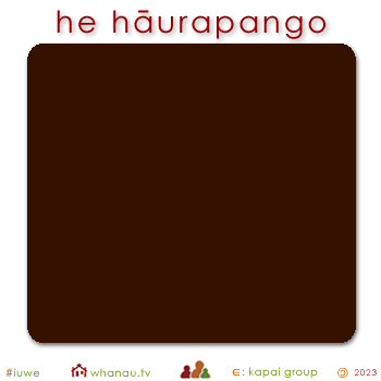 01569 hāurapango - brown blackish 01