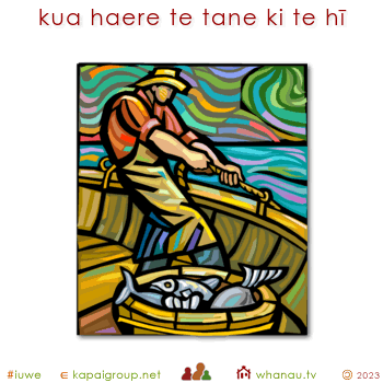 20413 kua haere te tane ki te hī - the man has gone fishing 01