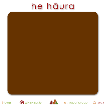 01572 hāura - brown chocolate 01