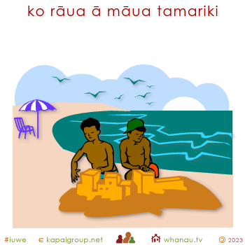 20270 ko rāua ā māua tamariki - those two are our children 01