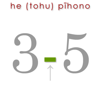 w01901_01 pīhono - dash symbol