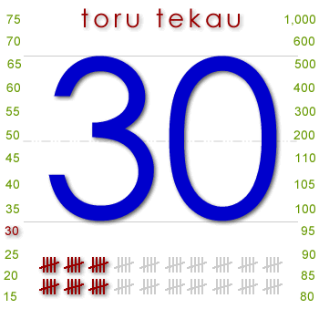 03882 toru tekau - thirty 01